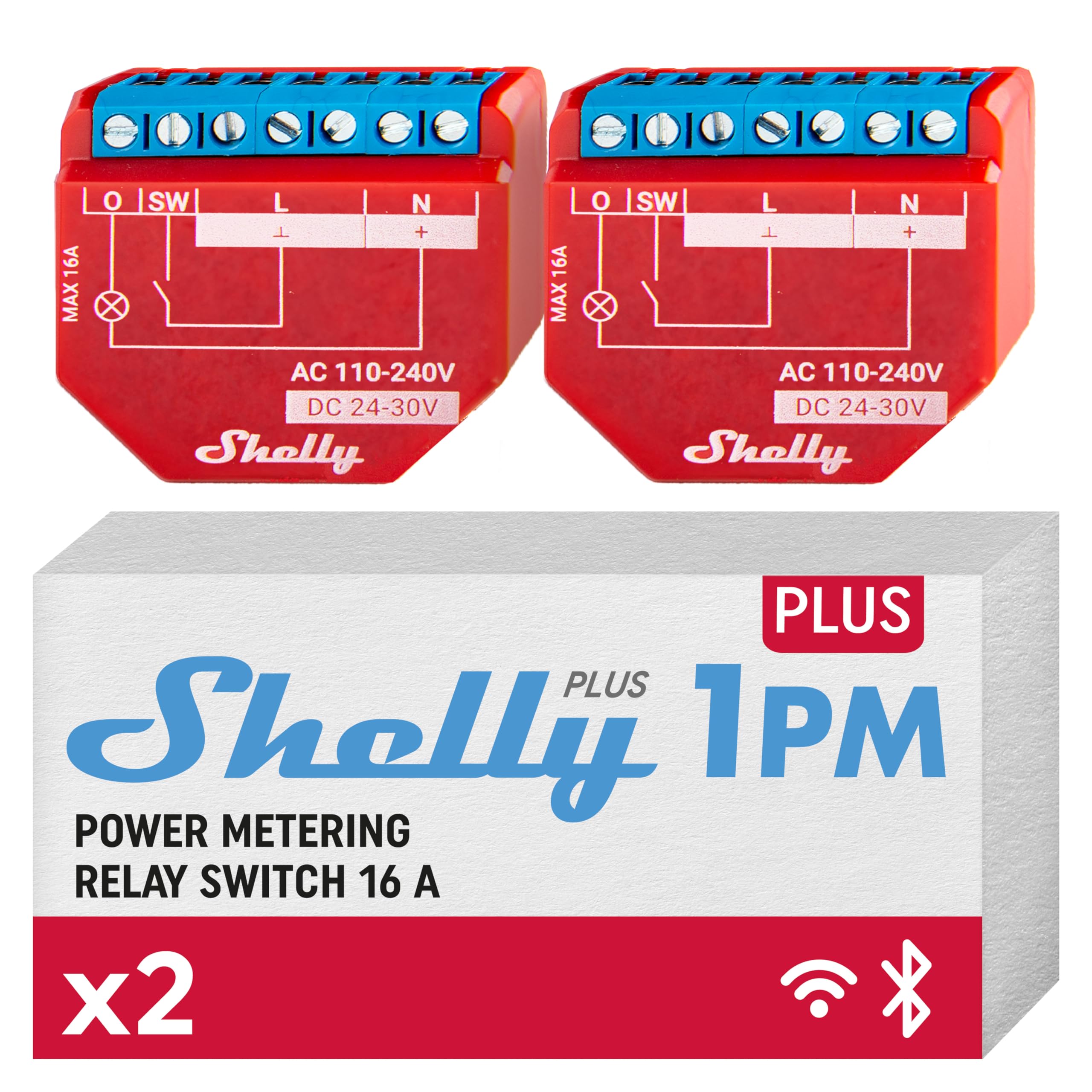 Shelly - Plus 1Pm (Dual Pack) - Empower Your Smart Home