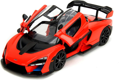 Fast & Furious JADA Toys MCLAREN SENNA 1:24 die-cast model car, toys for kids and adults, collect and play vehicle