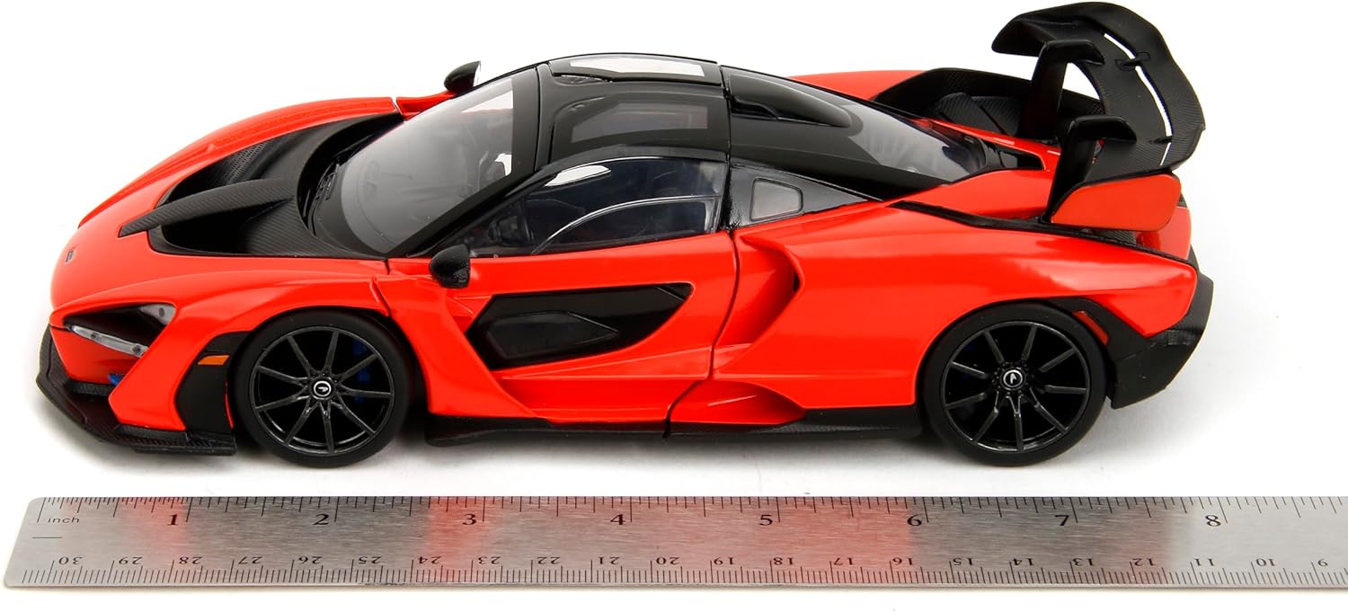Fast & Furious JADA Toys MCLAREN SENNA 1:24 die-cast model car, toys for kids and adults, collect and play vehicle