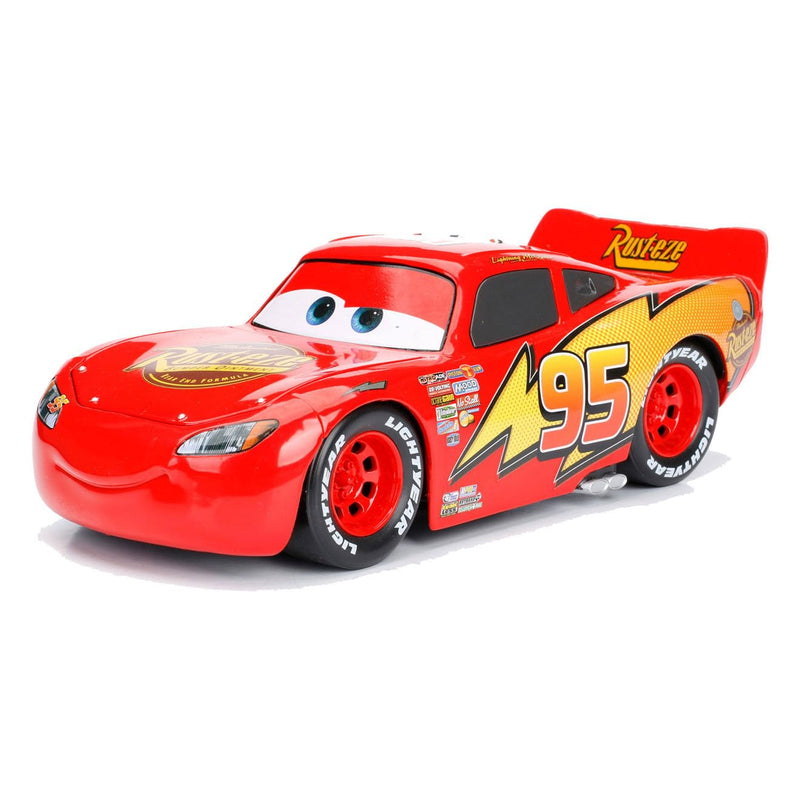 Jada - Lightning McQueen, 1:24 Scale, Metal, Rubber Tires, Doors, Hood and Trunk Open, Collectionism (253084000