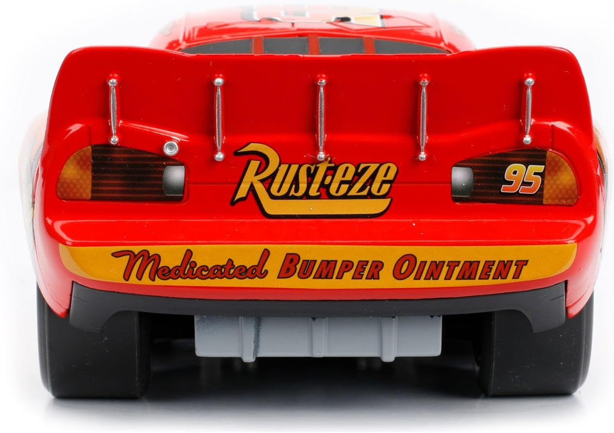 Jada - Lightning McQueen, 1:24 Scale, Metal, Rubber Tires, Doors, Hood and Trunk Open, Collectionism (253084000