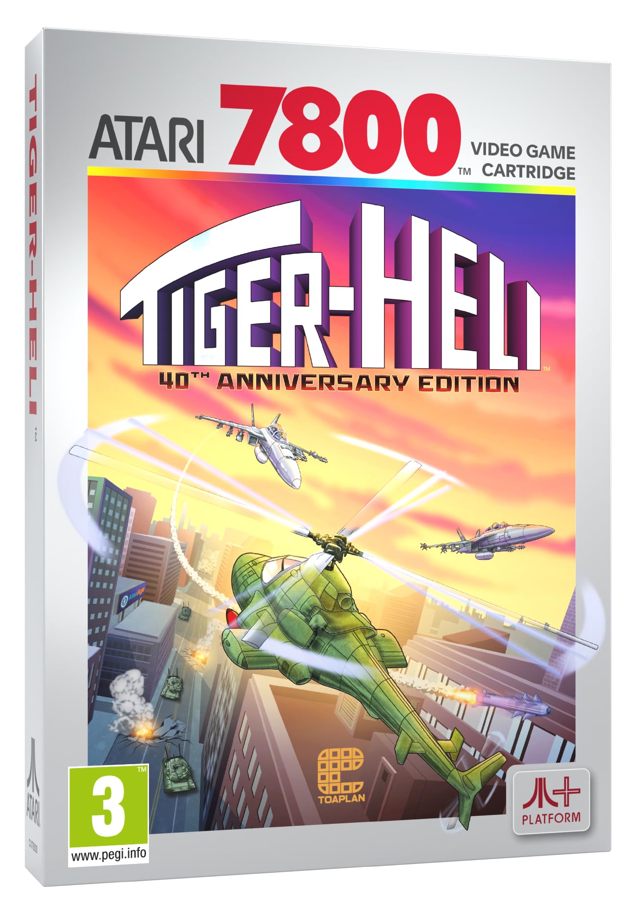 Tiger-Heli (Compatible with Atari 2600+, 7800+ and 7800)