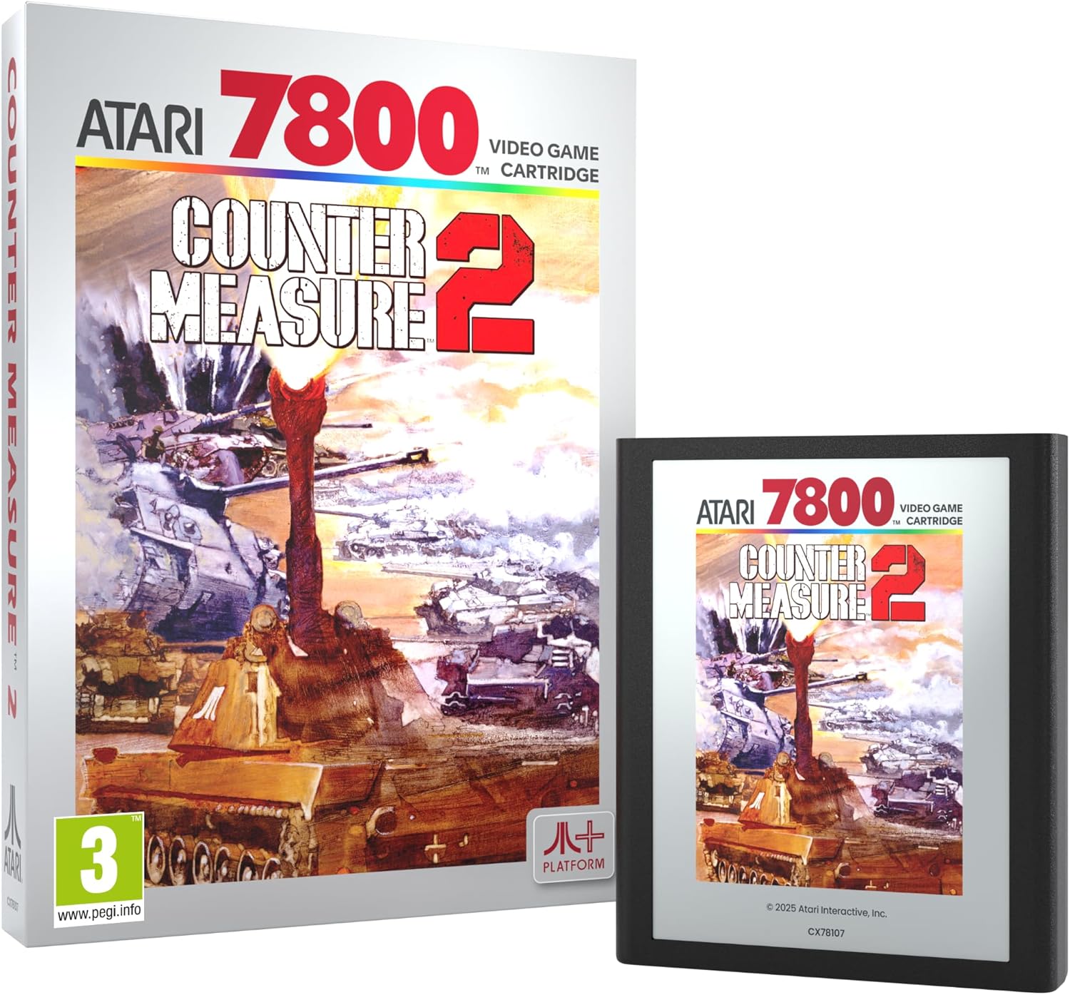 Countermeasure 2 (Atari 2600+/7800+/7800) Cartridge