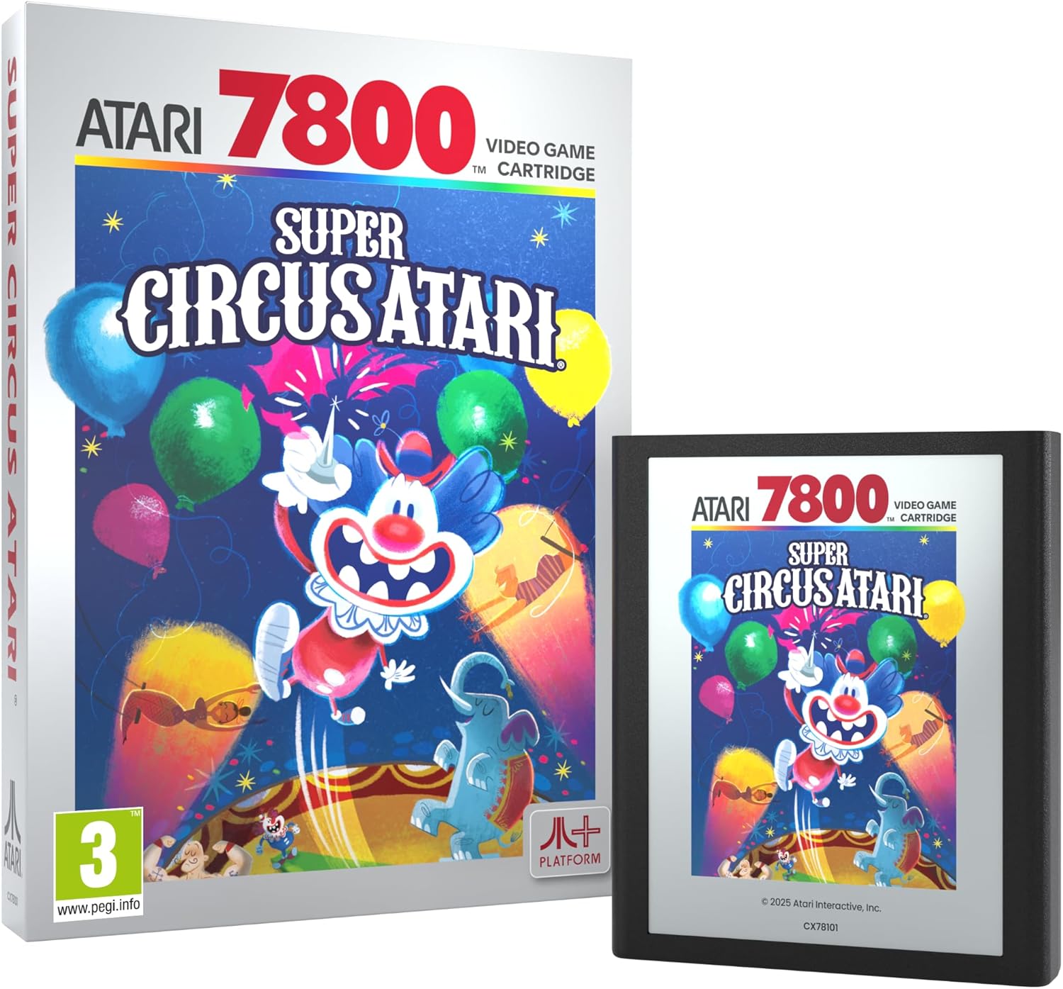 Super Circus Atari (Compatible with Atari 2600+, 7800+ and 7800)