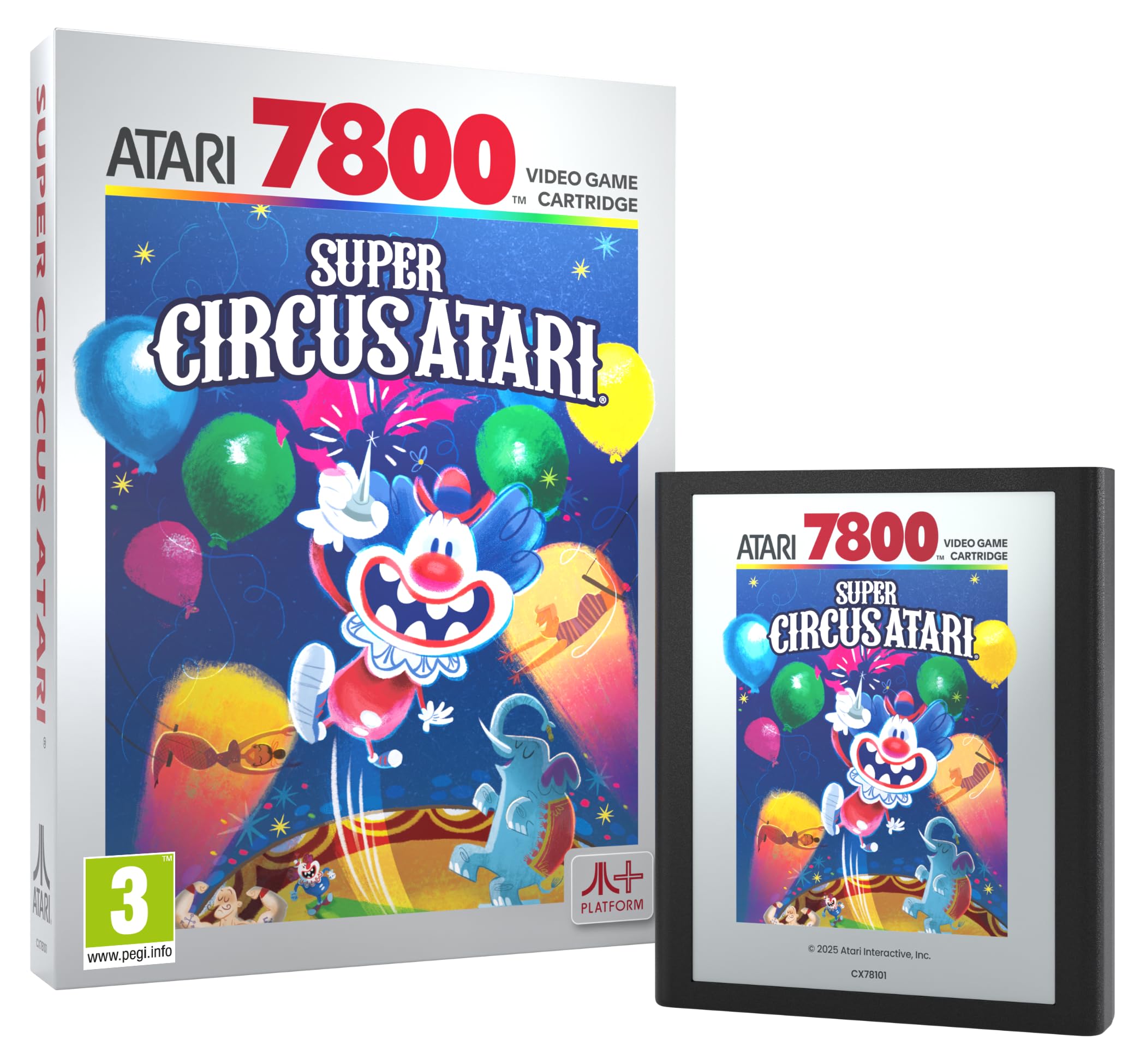 Super Circus Atari (Compatible with Atari 2600+, 7800+ and 7800)