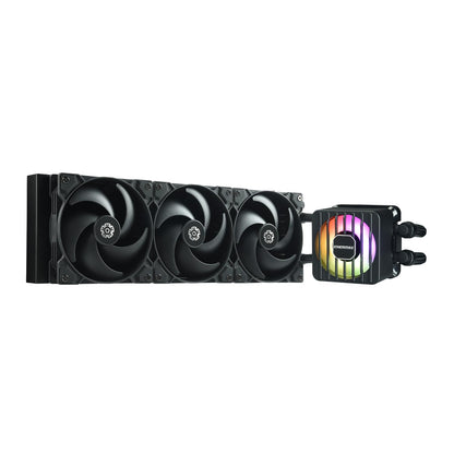 ENERMAX LIQMAXFLO SR 360mm A-RGB AIO CPU Liquid Cooler- High-Performance Pump up to 3000RPM, 60mm VRM Fan, Pressure-Optimized Silent 120mm FDB PWM Fan, Intel LGA1700/AMD AM5 Ready