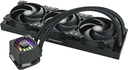 ENERMAX LIQMAXFLO SR 360mm A-RGB AIO CPU Liquid Cooler- High-Performance Pump up to 3000RPM, 60mm VRM Fan, Pressure-Optimized Silent 120mm FDB PWM Fan, Intel LGA1700/AMD AM5 Ready
