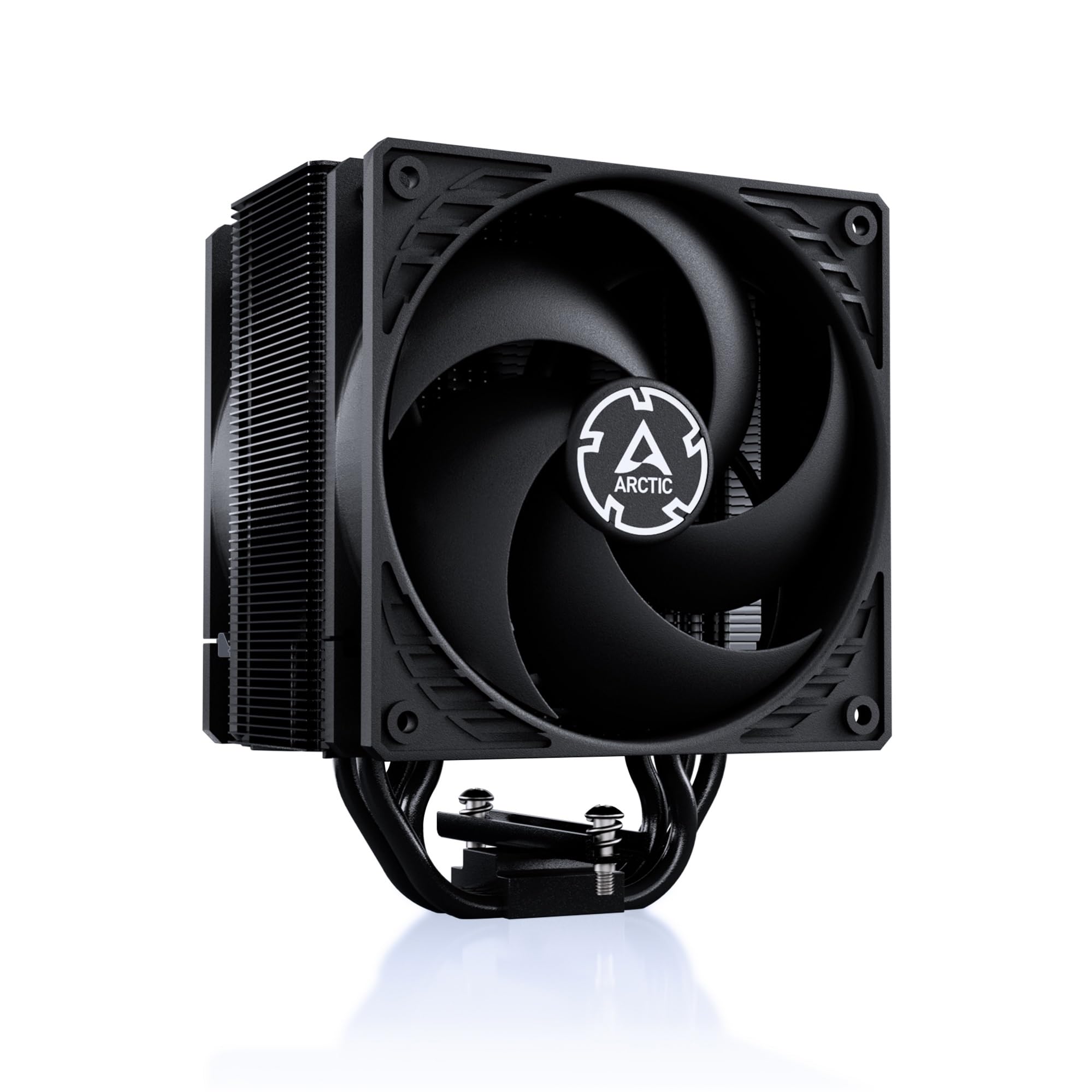 ARCTIC Freezer 36 (Black)- Single-tower CPU cooler with push-pull, two pressure-optimised 120 mm P fans, fluid dynamic bearing, 200-1800 rpm, 4 heatpipes, incl. MX-6 thermal compound