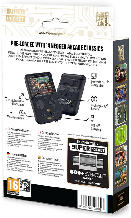 Evercade Neo Geo Super Pocket