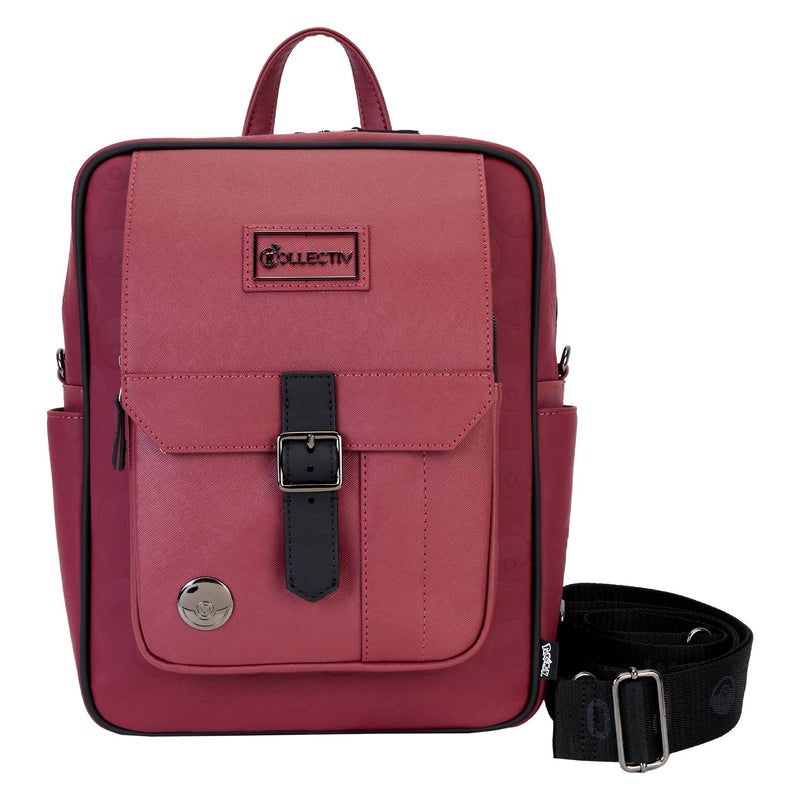 Loungefly COLLECTIV Pokémon The Artst Convertible Backpack & Crossbody Bag, Red, Backpack