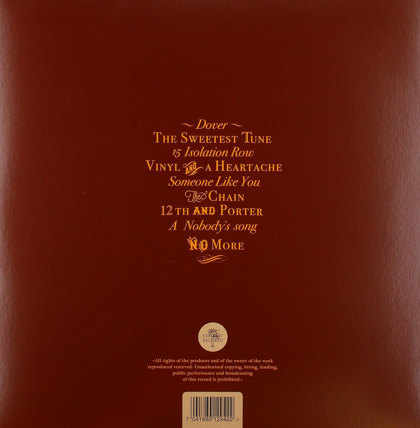 Vinyl And A Heartache