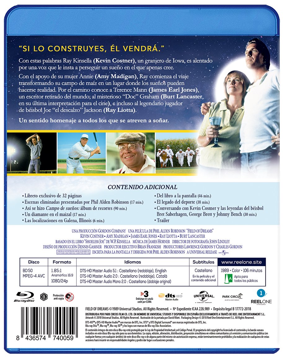 Campo De Suenos (Field Of Dreams) Ed. Especial - (Italian Import)