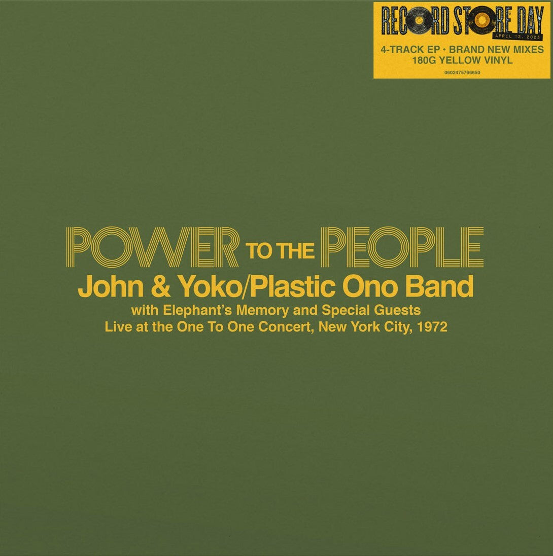 Power to the People: Live at the One to One Concert, New York City, 1972 (RSD 2025)