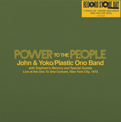 Power to the People: Live at the One to One Concert, New York City, 1972 (RSD 2025)