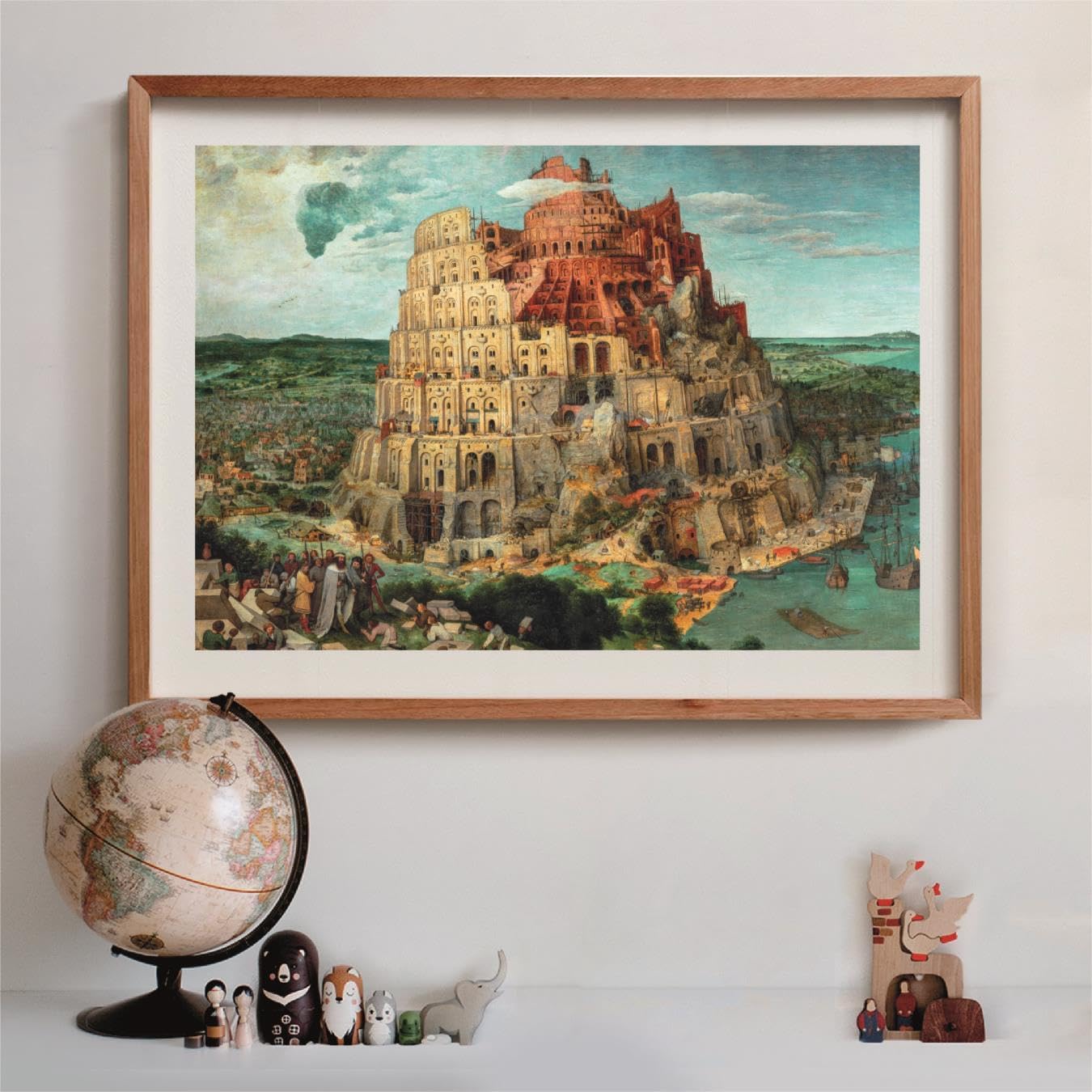 Clementoni - Puzzle mit 1500 Teilen Kunst, für Erwachsene und Jungen, Museum Collection, Thema Turm von Bruegel, mit Poster, Kompaktbox, Geschenkidee Made in Italy, 84,5 x 59,5 cm, 31738
