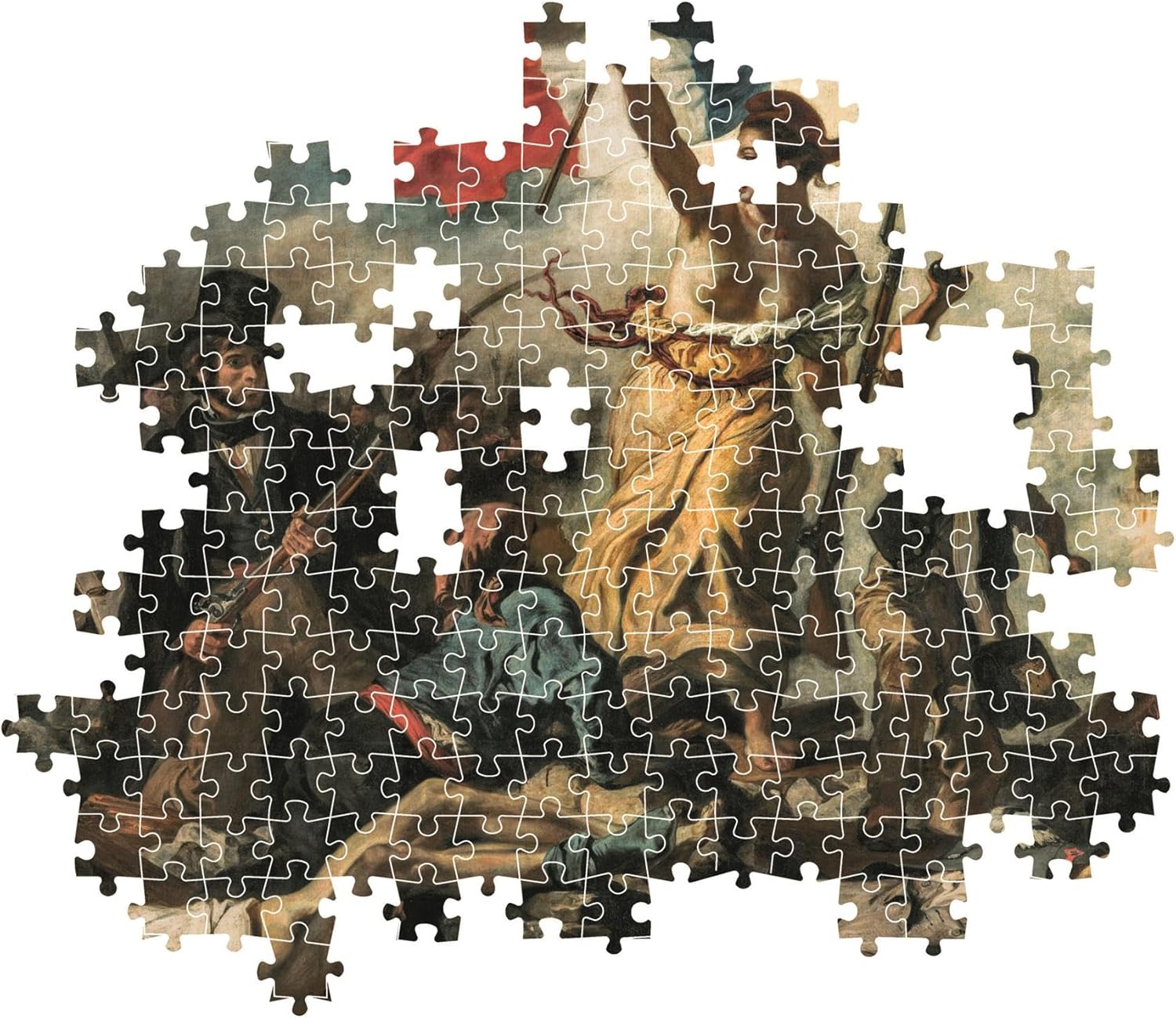 Clementoni Jigsaw Puzzle 1000 pieces, Collection, Museum Collection Liberty Leading the People, Puzzle for Adults 14-99 Years, Made in Italy, 37087