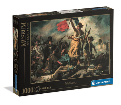Clementoni Jigsaw Puzzle 1000 pieces, Collection, Museum Collection Liberty Leading the People, Puzzle for Adults 14-99 Years, Made in Italy, 37087