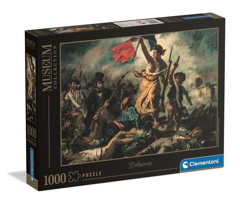 Clementoni Jigsaw Puzzle 1000 pieces, Collection, Museum Collection Liberty Leading the People, Puzzle for Adults 14-99 Years, Made in Italy, 37087