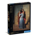 Clementoni - Puzzle 1000 Teile Kunst für Erwachsene und Jungen, Museum Collection, Thema Kuss von Hayez, Geschenkidee für Damen und Herren, Made in Italy, 70 x 50 cm, 39994