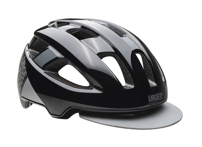 Urge Strail Official Mountain Bike/VTC/Road Helmet (S/M, Black