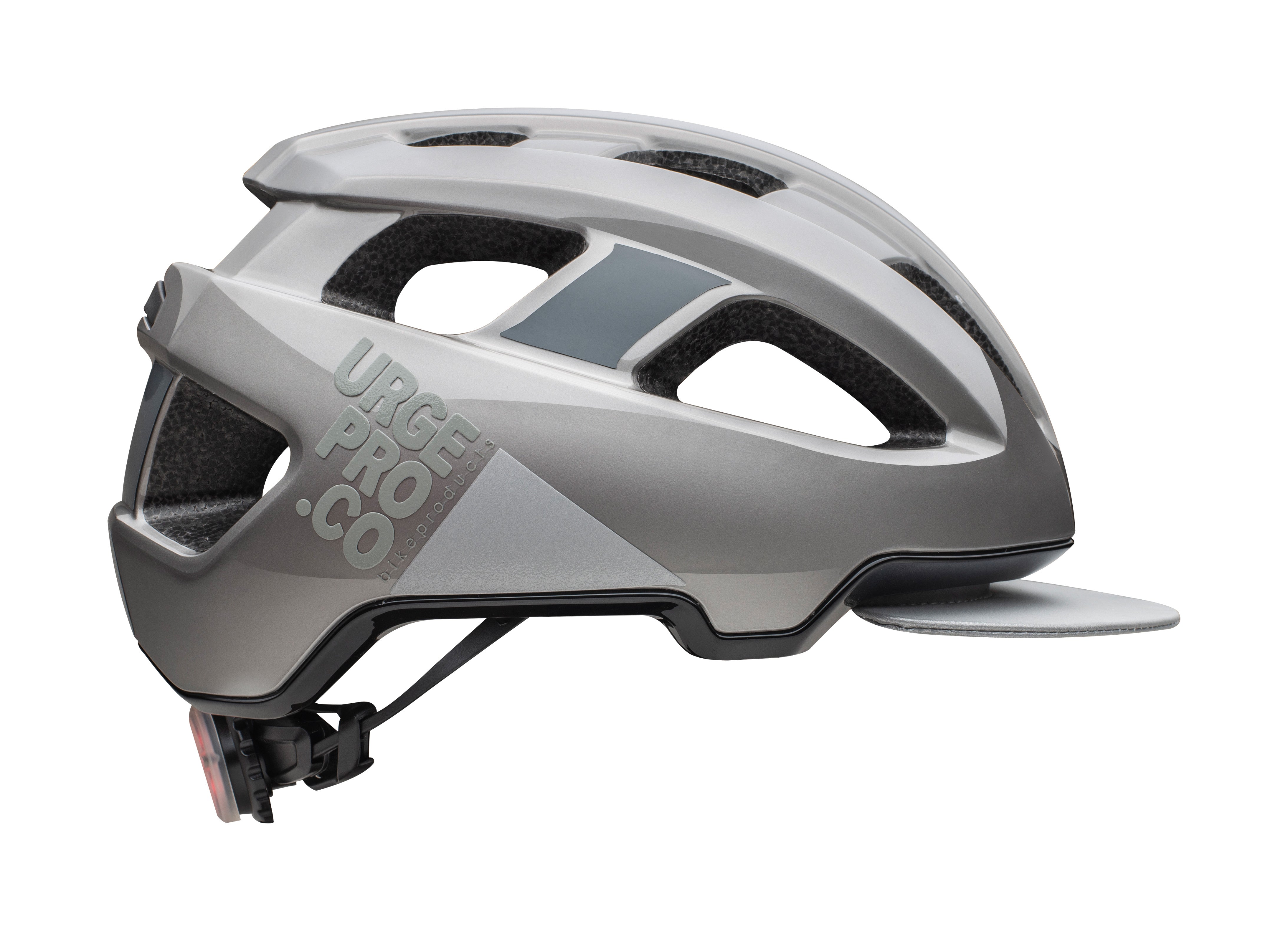 Urge Strail Official Mountain Bike/VTC/Road Helmet (L/XL, Grey
