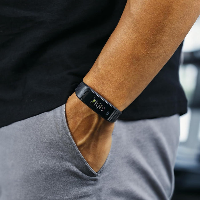 Reflex Active Series 35 Black Silicone Strap Smart Activity Tracker