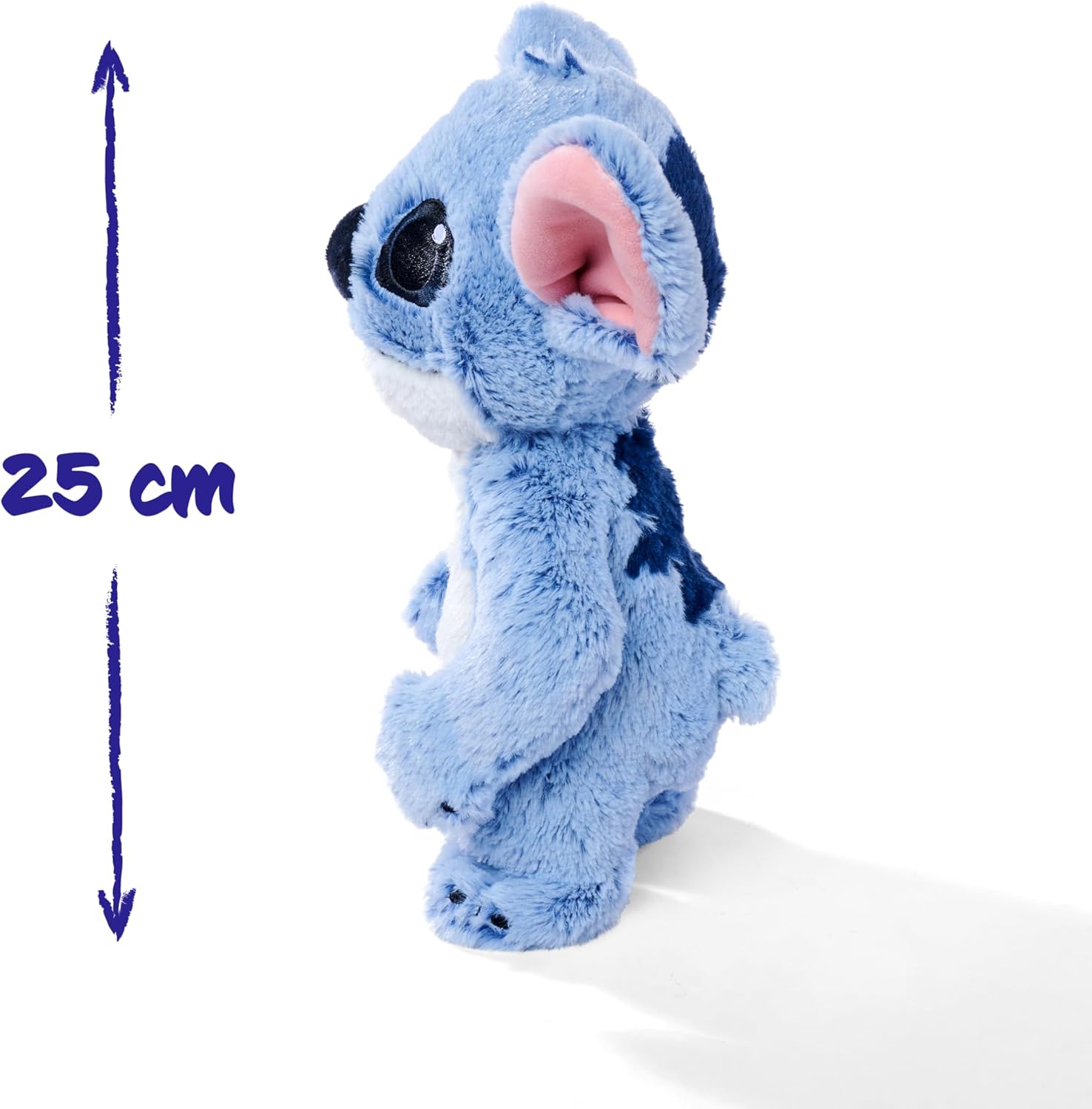 Simba Official Movie Stitch crash lands, standing 25cm a plush to snuggle, play, collect. Soft, cuddly, cute little friend