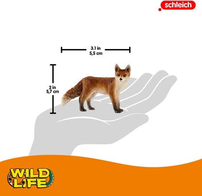 schleich 14782 WILD LIFE Fox Figurine for ages 3+, Ocean Tides