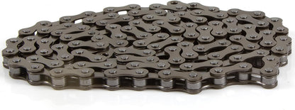 Clarks C410 Bmx/Freestyle/Fixie/Track Single Speed Chain 1/2-inch x 1/8-inch x 112 Links, Spring Clip Inc, Silver