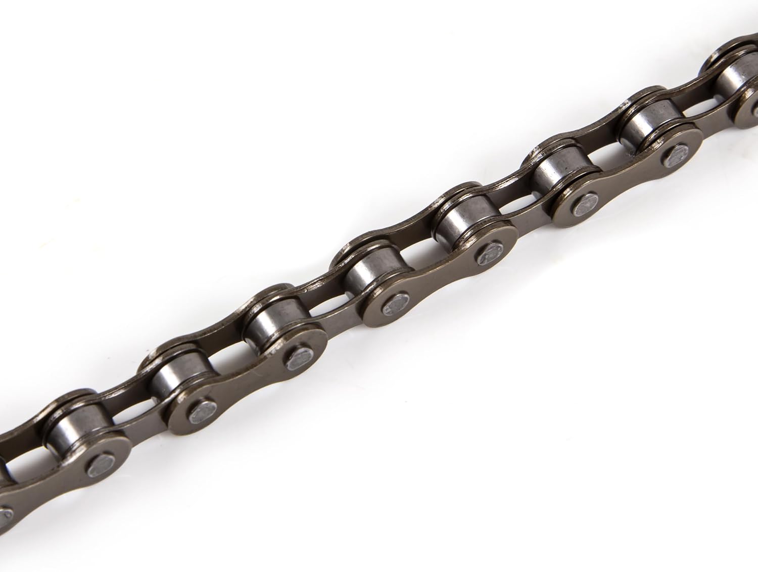 Clarks C410 Bmx/Freestyle/Fixie/Track Single Speed Chain 1/2-inch x 1/8-inch x 112 Links, Spring Clip Inc, Silver