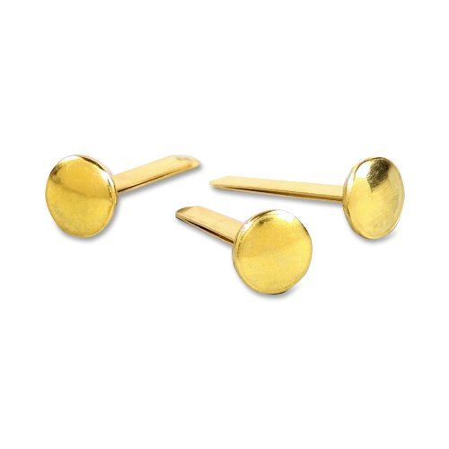 Essentials 40mm IXL Premier Grip Paper Fasteners - Brassed Steel (Pack of 200