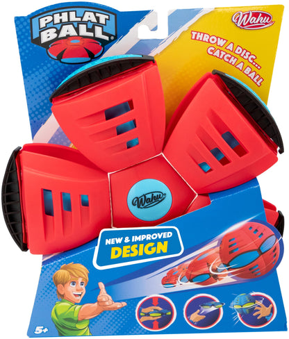 WAHU Phlat Ball Large - Red (23cm) | Throw a Disc... Catch a Ball | Perfect for the Garden or the Beach | Kids Outdoor Toys | Ages 6+