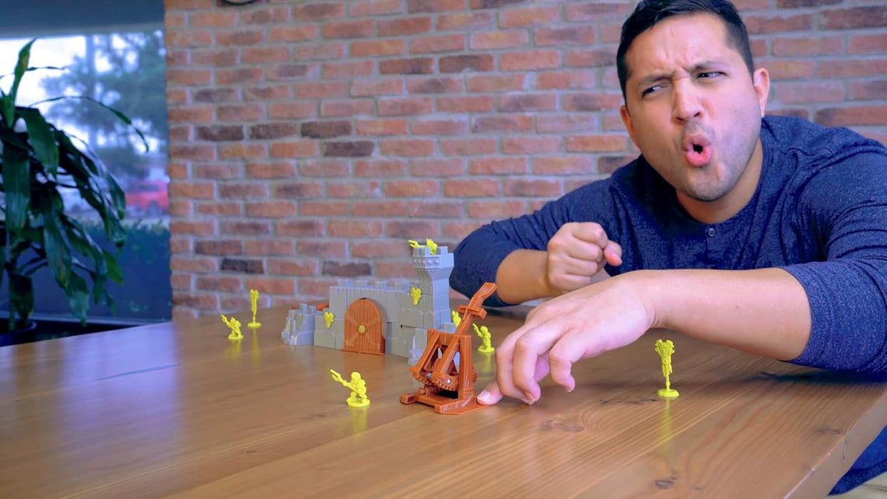 Goliath Games: Crossbows & Catapults - Castle Battle | Legendary Builds & Epic Destruction! | Retro Strategy Board Game | For 2 Players Ages 7+
