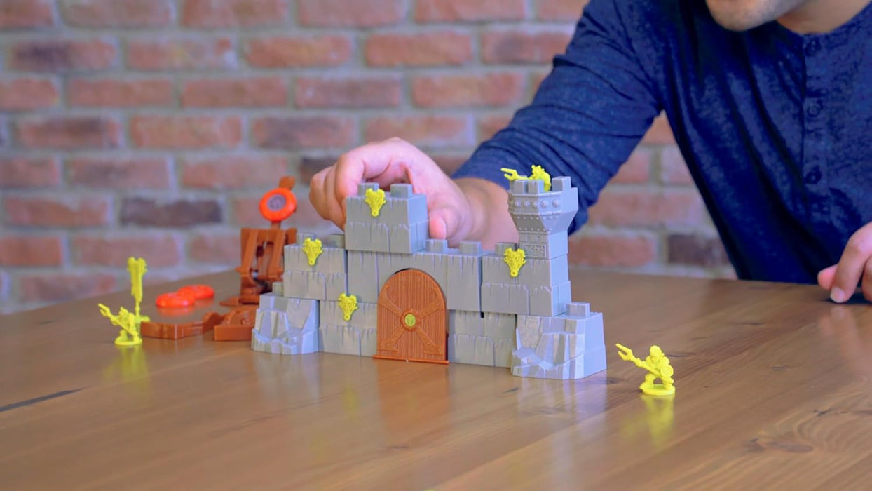 Goliath Games: Crossbows & Catapults - Castle Battle | Legendary Builds & Epic Destruction! | Retro Strategy Board Game | For 2 Players Ages 7+