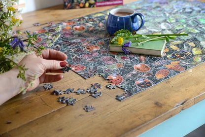 Natural History Museum 1000-Piece Beetle Jigsaw Puzzle: A Colorful Challenge Featuring Rhino Beetles, Ladybirds & More Size 66 x 50 cm