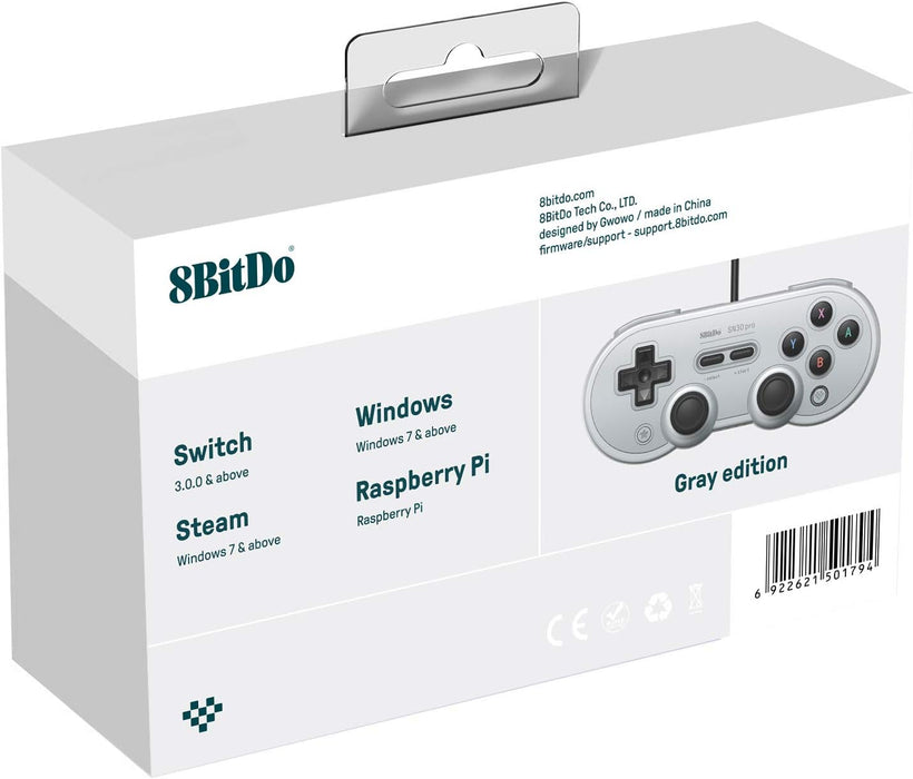 8Bitdo SN30 Pro USB Gamepad (Grey Edition) (Nintendo Switch//