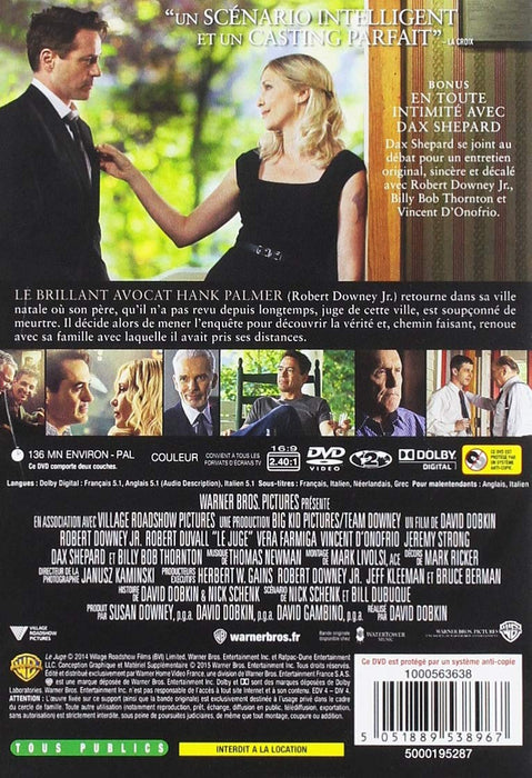 MOVIE - LE JUGE (1 DVD