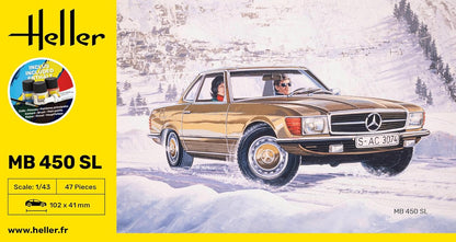 Heller 1:43 Gift Set - MB 450 SL