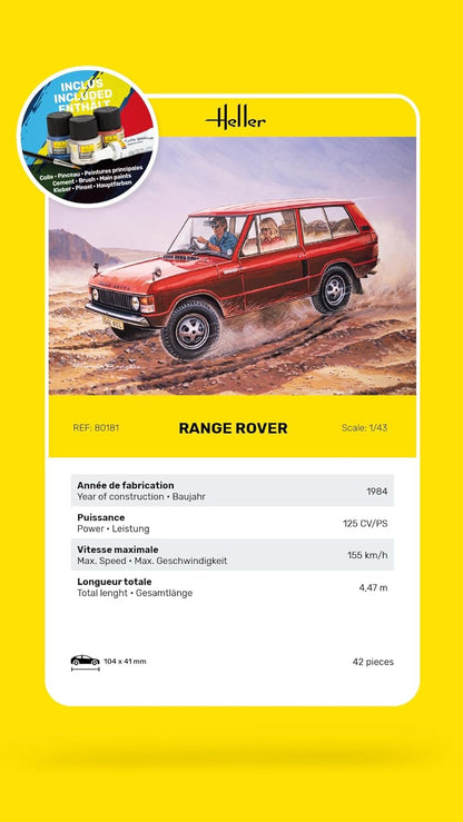 Heller 1:43 Gift Set - Range Rover