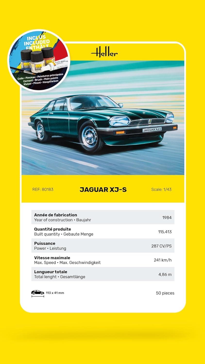 Heller 1:43 Gift Set - Jaguar XJ-S