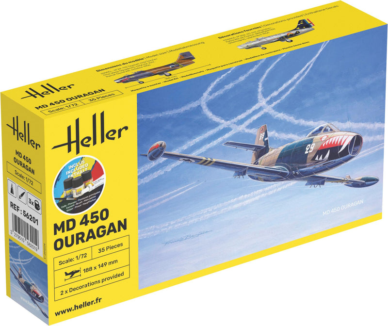 Heller - 1/72 Starter Kit Md 450 Ouragan (02/25) *