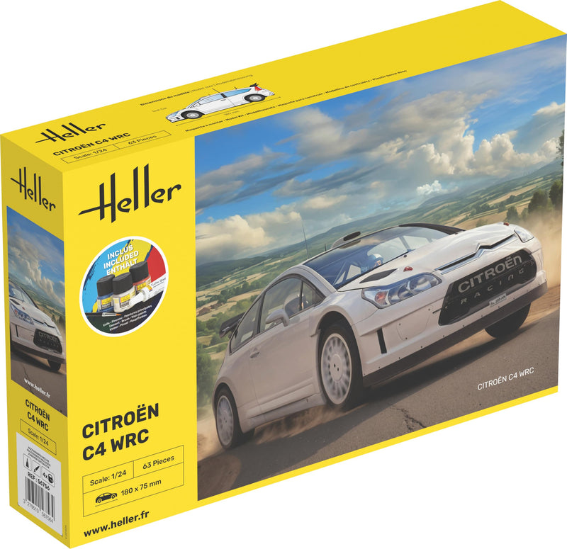 Heller - 1/24 Starter Kit Citroen C4 Wrc