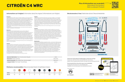 Heller - 1/24 Starter Kit Citroen C4 Wrc