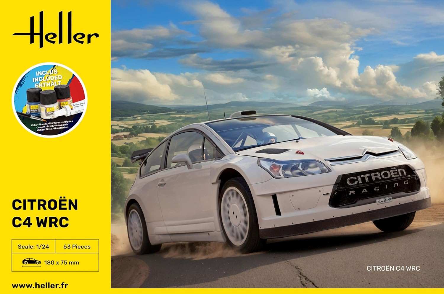 Heller 56756 Starter Kit Citroen C4 WRC 1/24