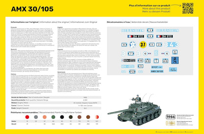 Heller - 1/35 Starter Kit Amx30/105