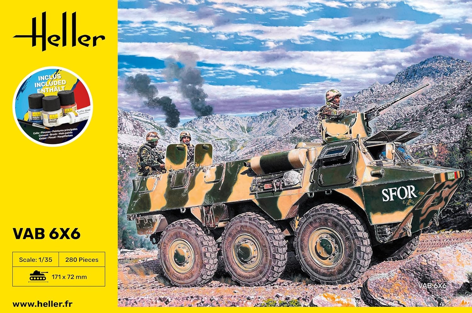 Heller VAB 57141 Starter Kit 6x6 1/35