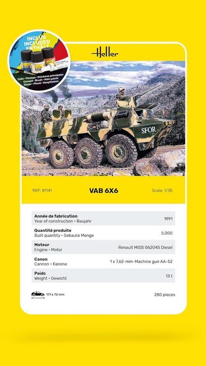 Heller VAB 57141 Starter Kit 6x6 1/35