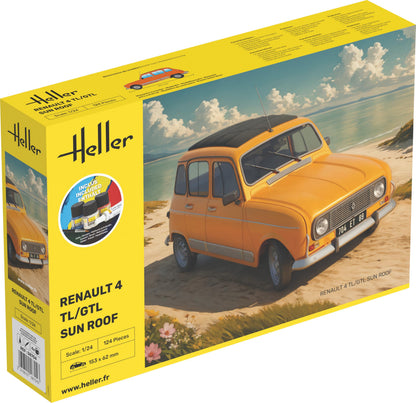 Heller 58704 Starter Kit Renault 4 TL/GTL Sun Roof 1/24