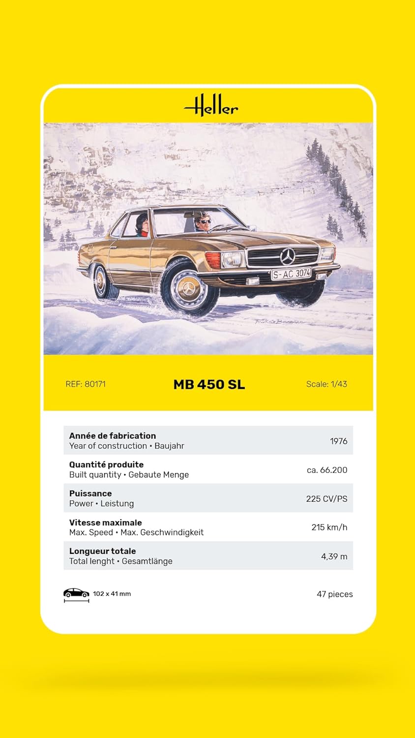 Heller - 1/43 Mb 450sl (02/25) *