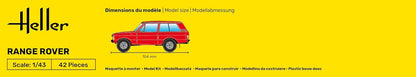 Heller 80181 Range Rover 1/43